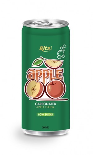 250ml carbonated apple drink low sugar